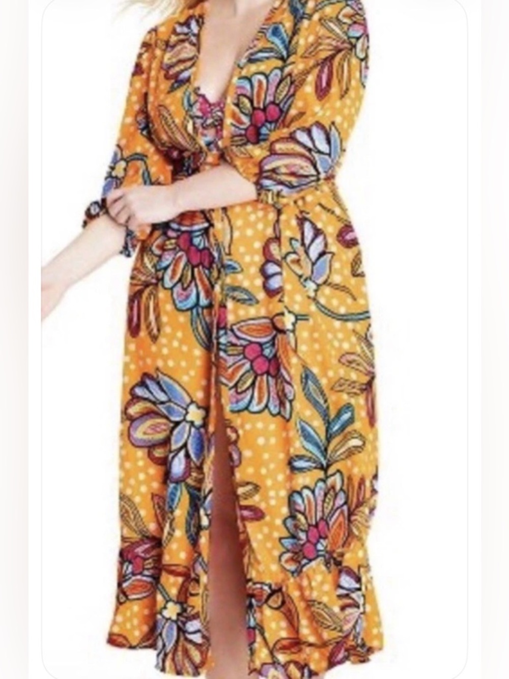 Tabitha Brown x Target Afghan Style Swim Cover Vibrant Print Sz XXS New NWT